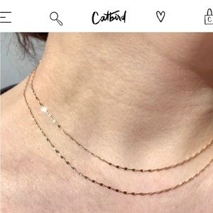 Catbird Solid 14k Gold Tinsel Chain
